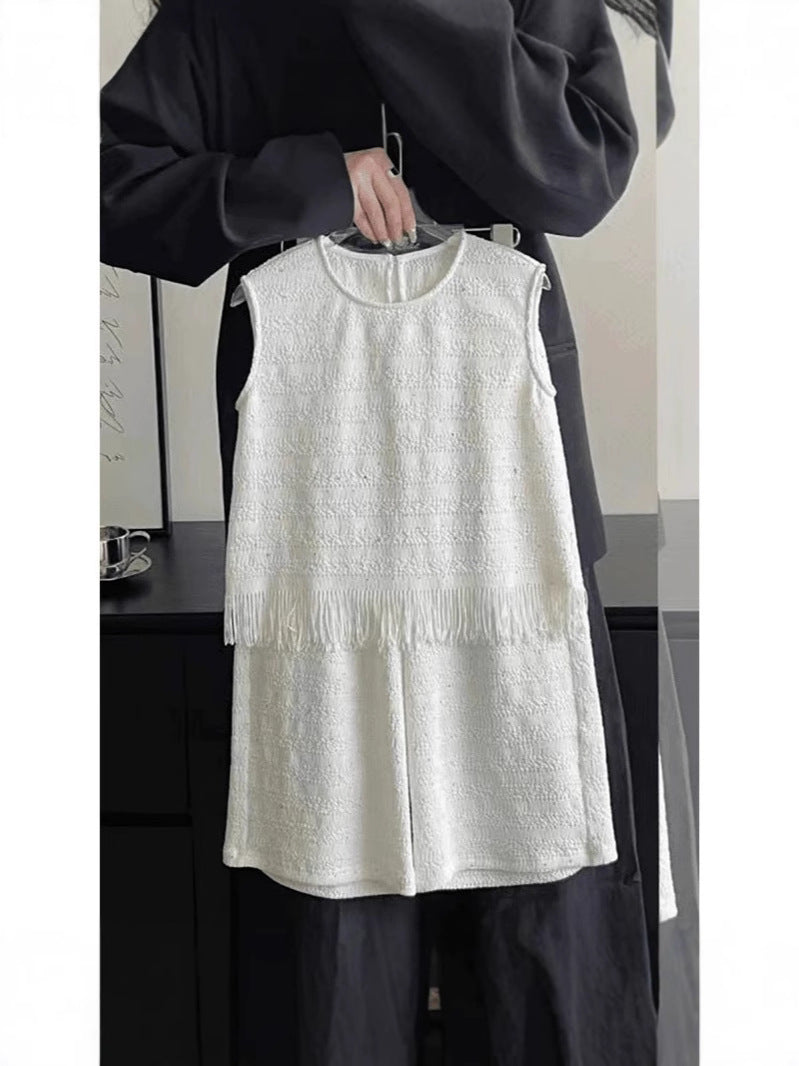 Girls Summer Vest and Wide-Leg Pants Set